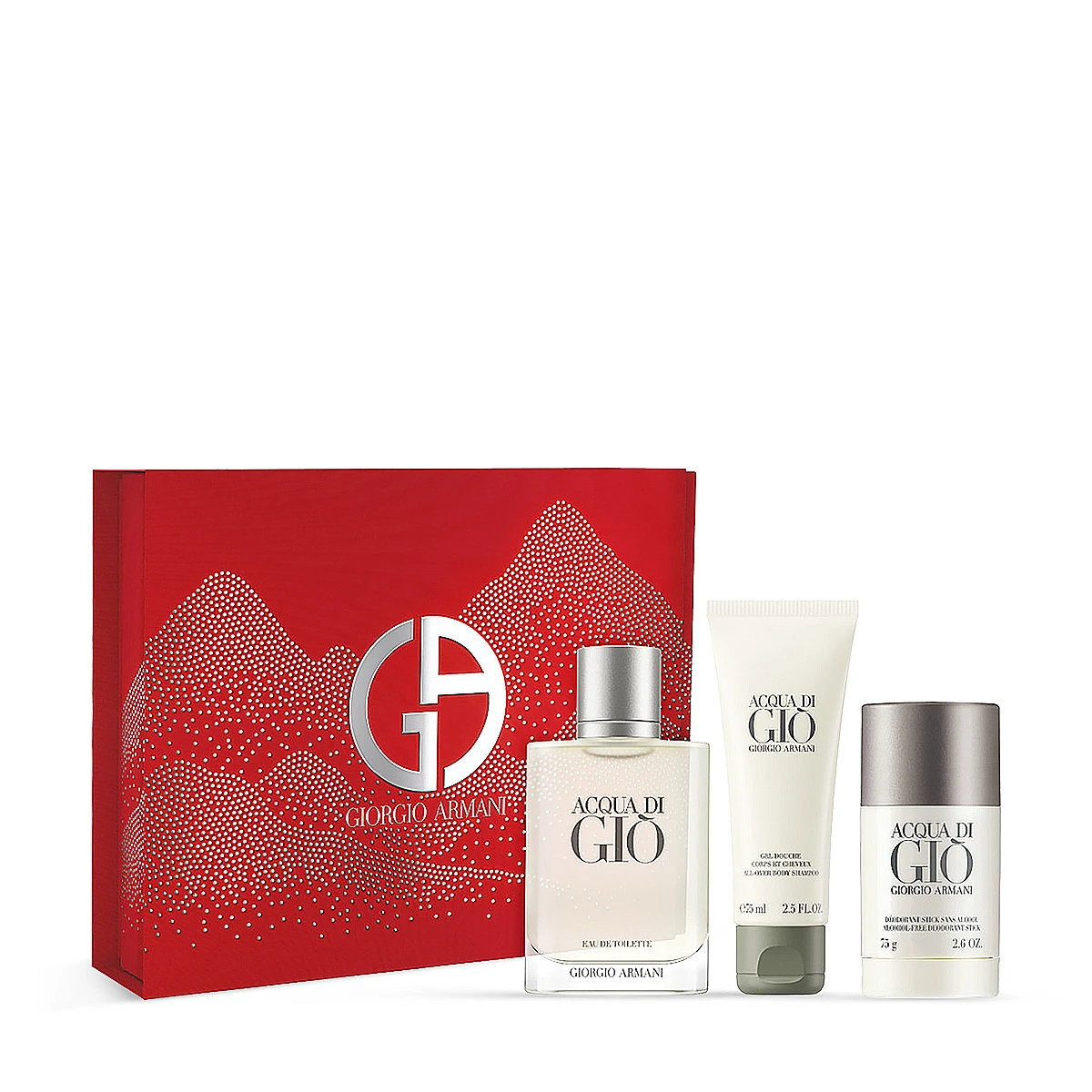 GIORGIO ARMANI Acqua di Gio Set (M) EDT 100ml + S/G 75ml + Deo Stick 75ml perfum