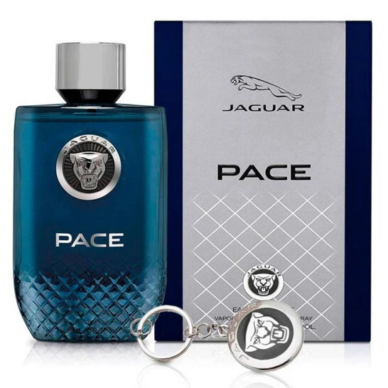JAGUAR PACE (M) SET EDT 100ML+COFFRET KEYCHAIN PERFUMES
