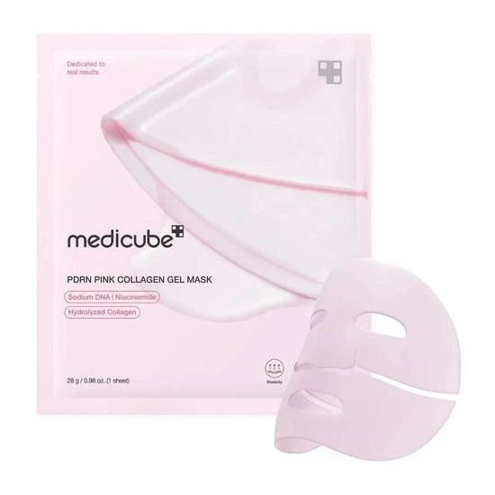 PDRN Pink Collagen Gel Mask Korean Skincare for Youthful Glow Medicube