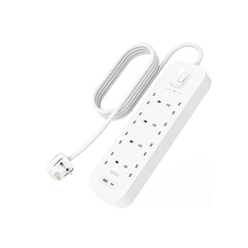 USB-A to USB-C Surge Protector for UK Devices – Belkin