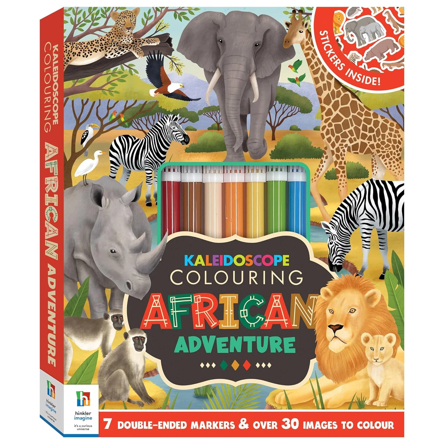 Kaleidoscope Colouring Kit African Adventure