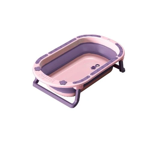 Folding Baby Bath Tub Purple – Eazy Kids
