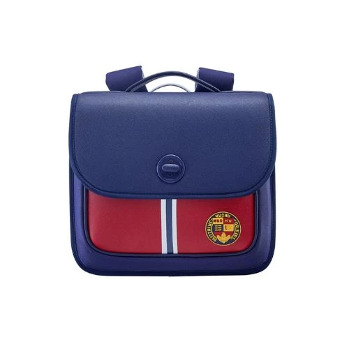 Preppy Spine Protection Horizontal School Backpack – Red