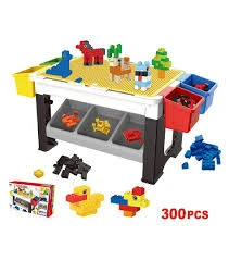 Little Story Blocks 3 In 1 Activity Table - Grey