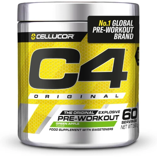 Cellucor, C4 Original Pre Workout Powder, Green Apple, 60 Serving