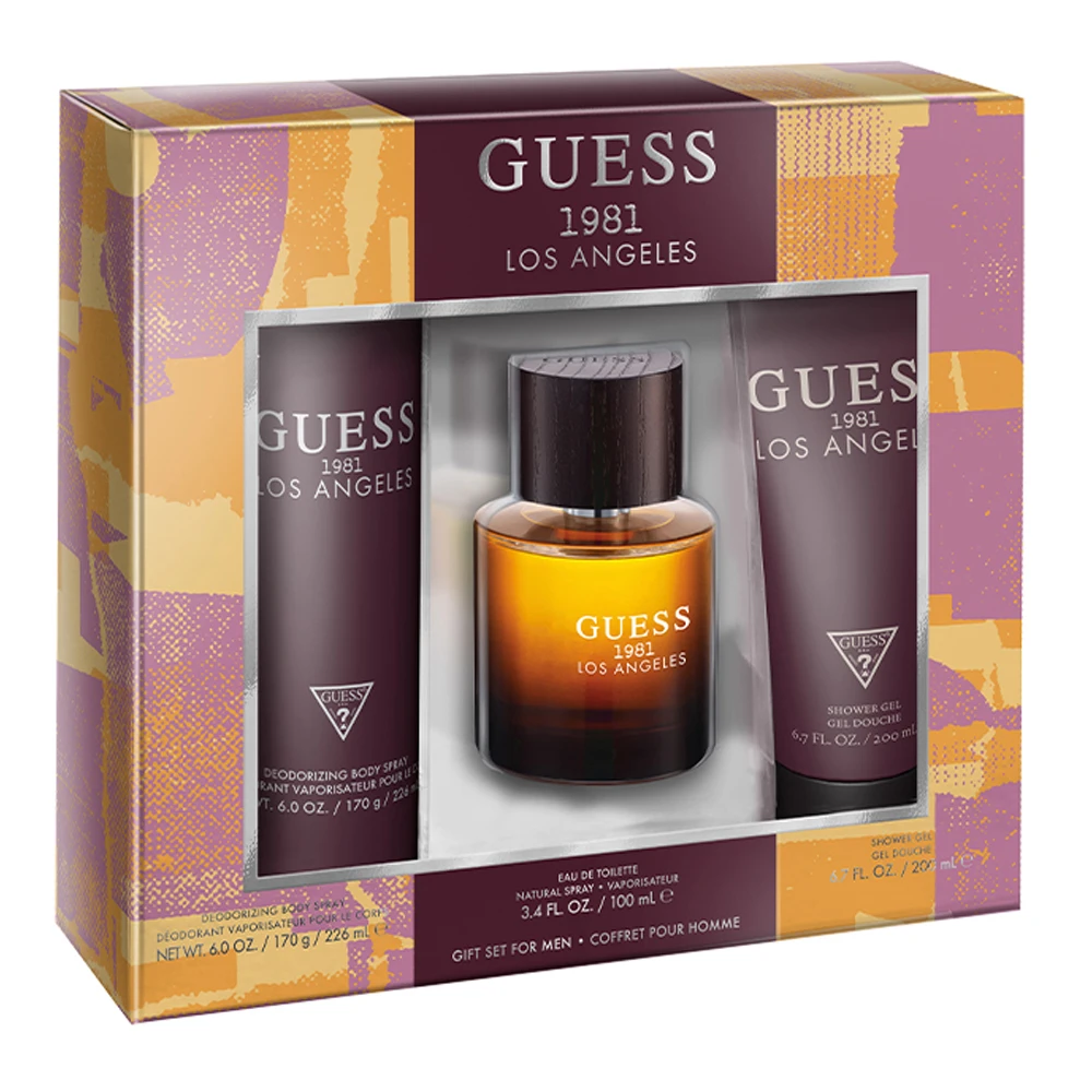 GUESS 1981 LOS ANGELES[M] 100ML+S/G+DEO SPRAY