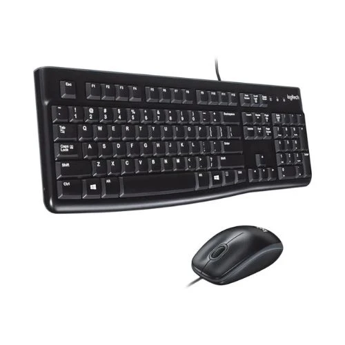 Logitech MK120 Wired Keyboard and Mouse ARB Combo | Arabic-English Layout