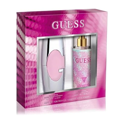 GUESS Pink Gift Set for Women – EDP 75ml + Fragrance Mist 125ml