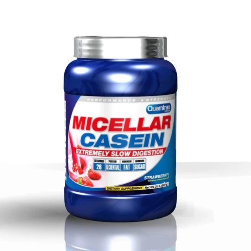 Quamtrax, MICELLAR CASEIN, Strawberry Flavor, 2 lbs
