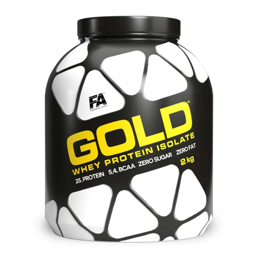 FA Engineered Nutrition Isolate Zero Sugar -Zero Fat Wholesome Gold Whey Protein, 2kg