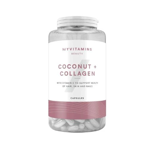 Myvitamins Coconut and Collagen, Unflavored, 60 Capsules