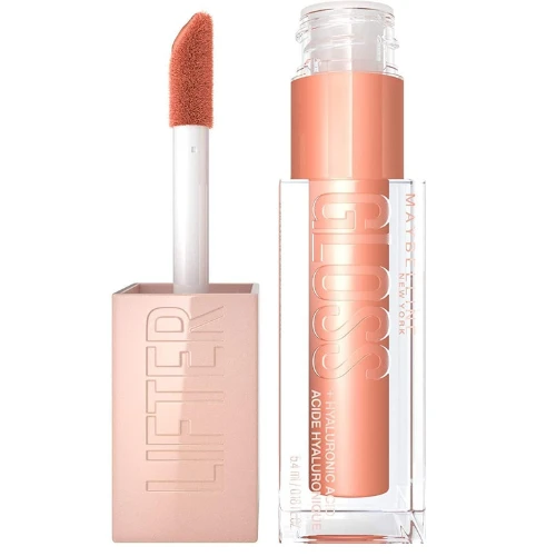 Maybelline New York Lifter Gloss Hydrating Lip Gloss with Hyaluronic Acid 007 Amber