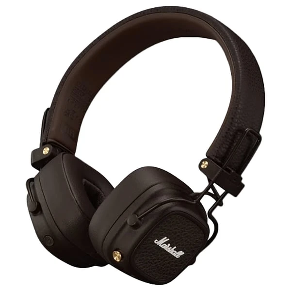 Marshall major v wireless on-ear headphones, brown